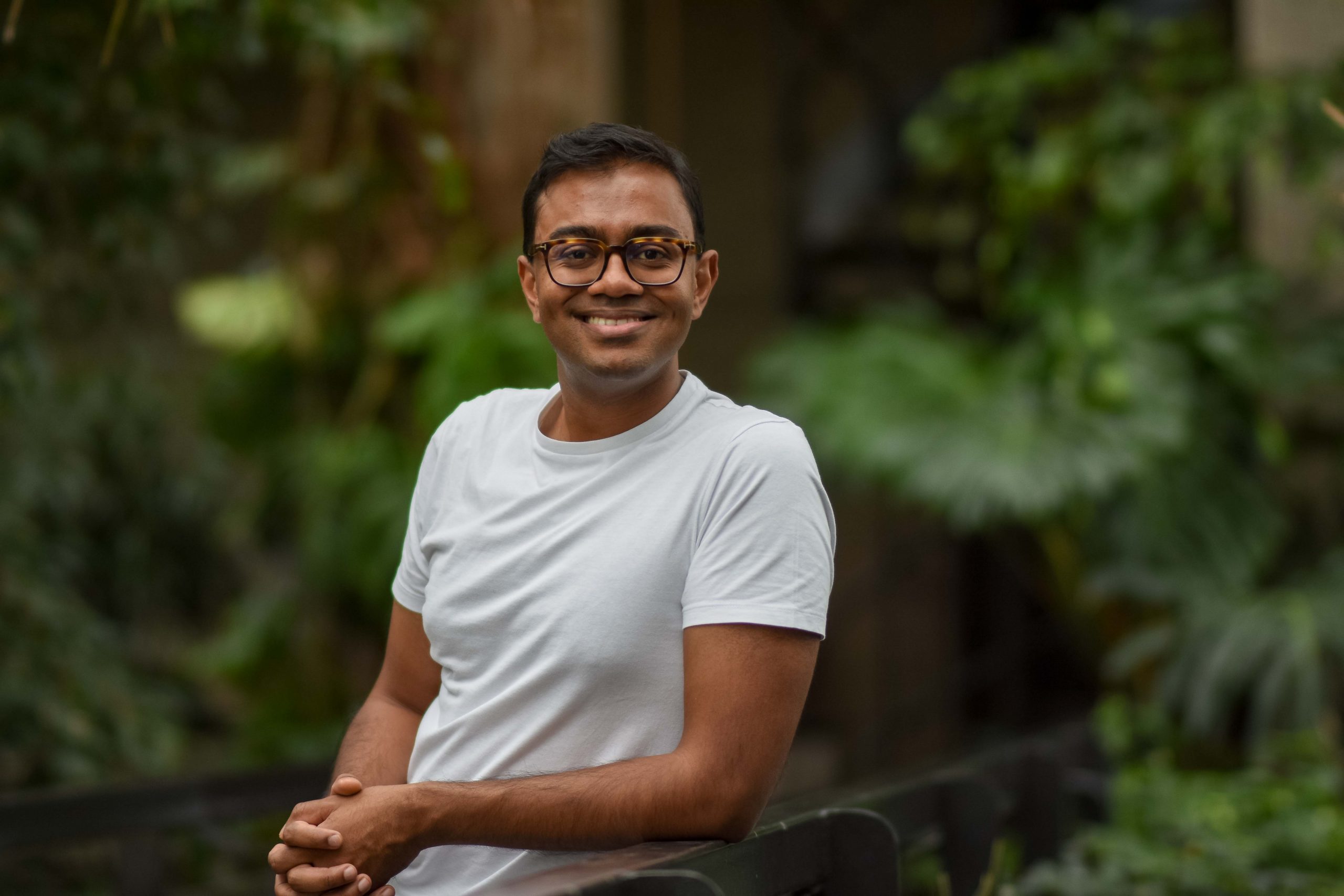A well composed subject: headshots for composer Vivek Haria